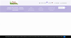 Desktop Screenshot of paradis-des-savons.com