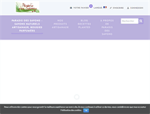 Tablet Screenshot of paradis-des-savons.com